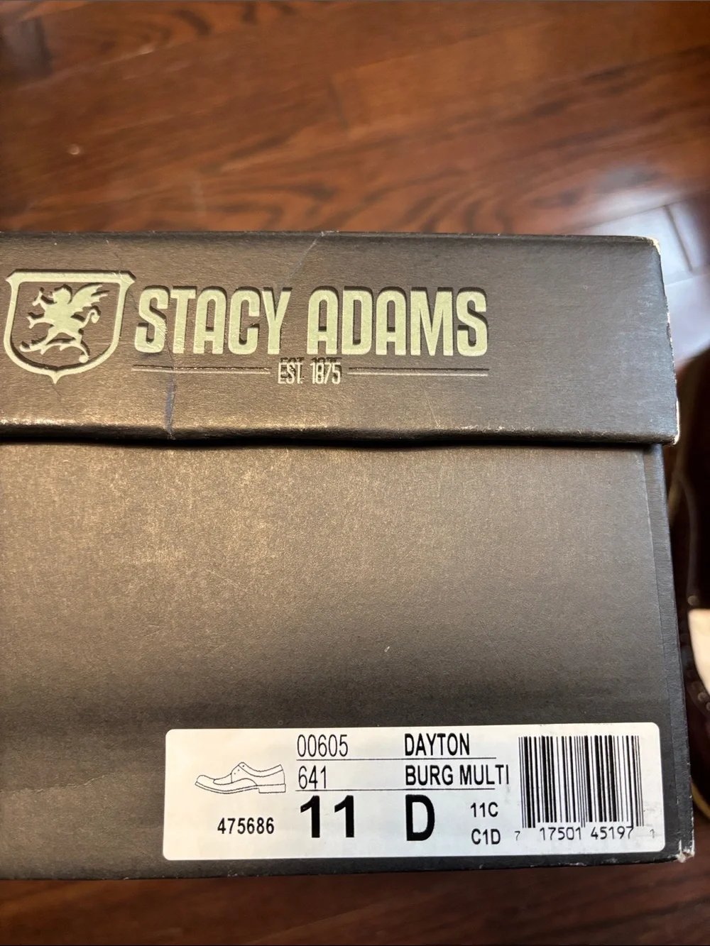 Stacy Adams Dayton Burgundy and White Two-Tone Wingtip Oxfords